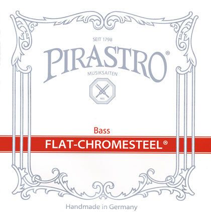 Pirastro Flat Chromesteel Bass String Set