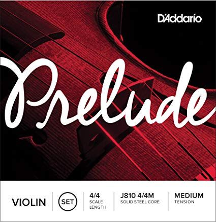 D'Addario Prelude Violin String Set, Medium Tension