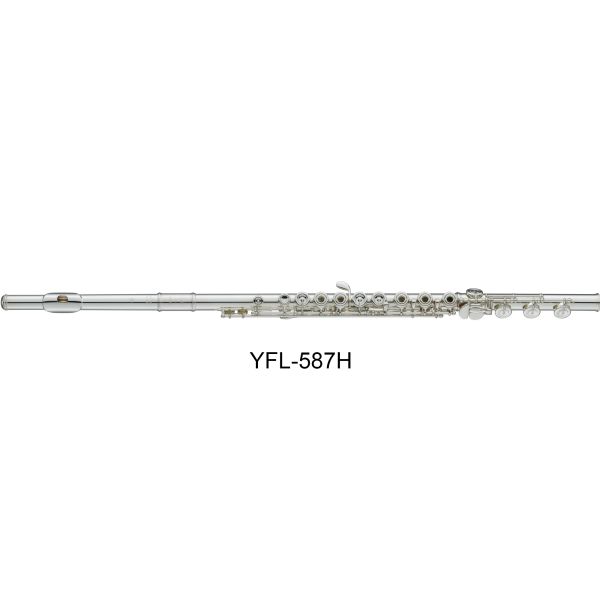 Yamaha YFL-587H (Inline G) Professional Flute with Options